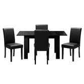 Living Fusion 4 Seater Zoe Extendable Dining Table &amp; Chair Set