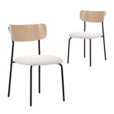 Living Fusion Levisay Sherpa Dining Chairs