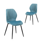Living Fusion Whitlock Velvet Dining Chairs