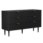 Living Fusion Ylona 6 Drawer Ribbed Chest
