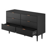 Living Fusion Ylona 6 Drawer Ribbed Chest