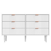 Living Fusion Ylona 6 Drawer Ribbed Chest