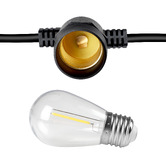 Living Fusion Serene Solar LED Outdoor Festoon Lights