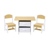 Living Fusion Kids' Kreyshan 2 Seater Table &amp; Chair Set