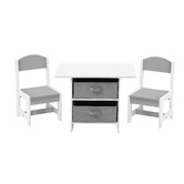 Living Fusion Kids' Kreyshan 2 Seater Table &amp; Chair Set
