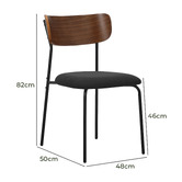 Living Fusion Langstone Corduroy Dining Chairs