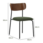 Living Fusion Langstone Corduroy Dining Chairs