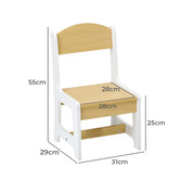 Living Fusion Kids' Kreyshan 2 Seater Table &amp; Chair Set