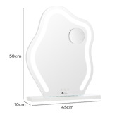 Living Fusion Calista LED Make-Up Mirror with Bluetooth
