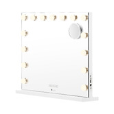 Living Fusion Fava Steel LED Mirror with Bluetooth