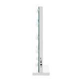 Living Fusion Fava Steel LED Mirror with Bluetooth