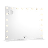 Living Fusion Fava Steel LED Mirror with Bluetooth