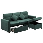 Living Fusion Kiva 3 Seater Sofa &amp; Ottoman Set
