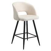 Living Fusion 65cm Renoa Boucle Bar Stools