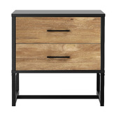 Living Fusion Xyla 2 Drawer Bedside Table