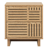 Living Fusion Trevin 2 Drawer Bedside Table