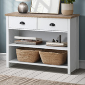 Living Fusion Iman 2 Drawer Console Table