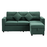 Living Fusion Kiva 3 Seater Sofa &amp; Ottoman Set