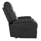 Living Fusion Dane Faux Leather Recliner Armchair