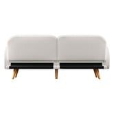 Living Fusion Kael 3 Seater Single Sherpa Sofa Bed
