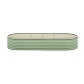 Living Fusion Gaya Galvanised Steel Raised Garden Bed