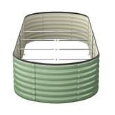 Living Fusion Gaya Galvanised Steel Raised Garden Bed
