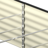 Living Fusion Gaya Galvanised Steel Raised Garden Bed