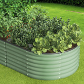 Living Fusion Gaya Galvanised Steel Raised Garden Bed