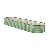 Living Fusion Gaya Galvanised Steel Raised Garden Bed
