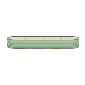 Living Fusion Gaya Galvanised Steel Raised Garden Bed