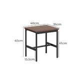 Living Fusion 4 Seater Alice Dining Table, Stool &amp; Bench Set