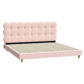 Living Fusion Pink Xandria Boucle Bed