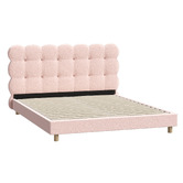 Living Fusion Pink Xandria Boucle Bed