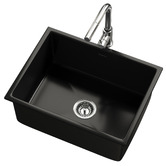Living Fusion Velia 590mm Single Kitchen Sink &amp; Mixer