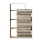 Living Fusion Boros 3 Door Shoe Cabinet