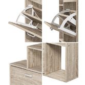 Living Fusion Boros 3 Door Shoe Cabinet