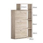 Living Fusion Boros 3 Door Shoe Cabinet