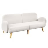 Living Fusion Kael 3 Seater Single Sherpa Sofa Bed
