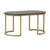 Living Fusion 2 Piece Sybil Nesting Coffee Table Set