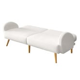 Living Fusion Kael 3 Seater Single Sherpa Sofa Bed