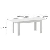 Living Fusion Arjun Extendable Dining Table