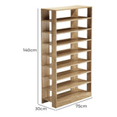 Living Fusion Naira 8 Shelf Shoe Rack