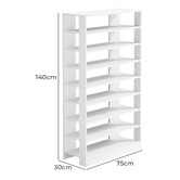 Living Fusion Naira 8 Shelf Shoe Rack