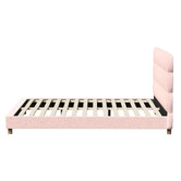 Living Fusion Pink Xandria Boucle Bed