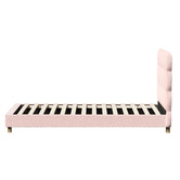 Living Fusion Pink Xandria Boucle Bed