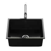 Living Fusion Velia 590mm Single Kitchen Sink &amp; Mixer