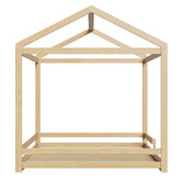 Living Fusion Kaelar Pine Wood House Bed