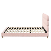 Living Fusion Pink Xandria Boucle Bed