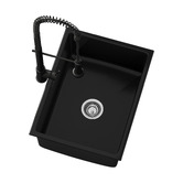 Living Fusion Izel 590mm Single Kitchen Sink &amp; Mixer