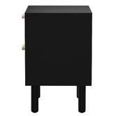 Living Fusion Eldric Rattan 2 Drawer Bedside Table